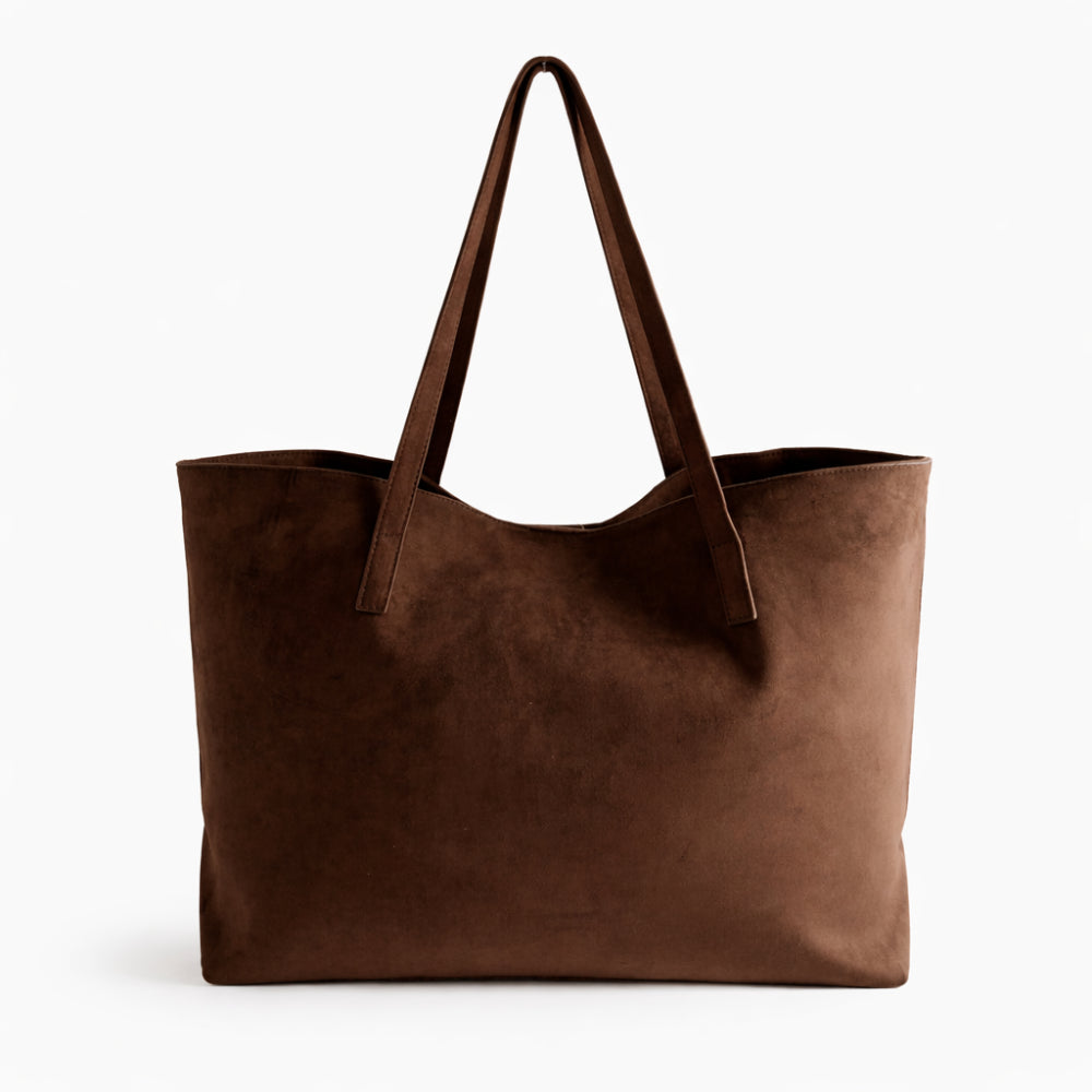 K&Co. Journey Collection Large Tote Bag - CHOCOLATE